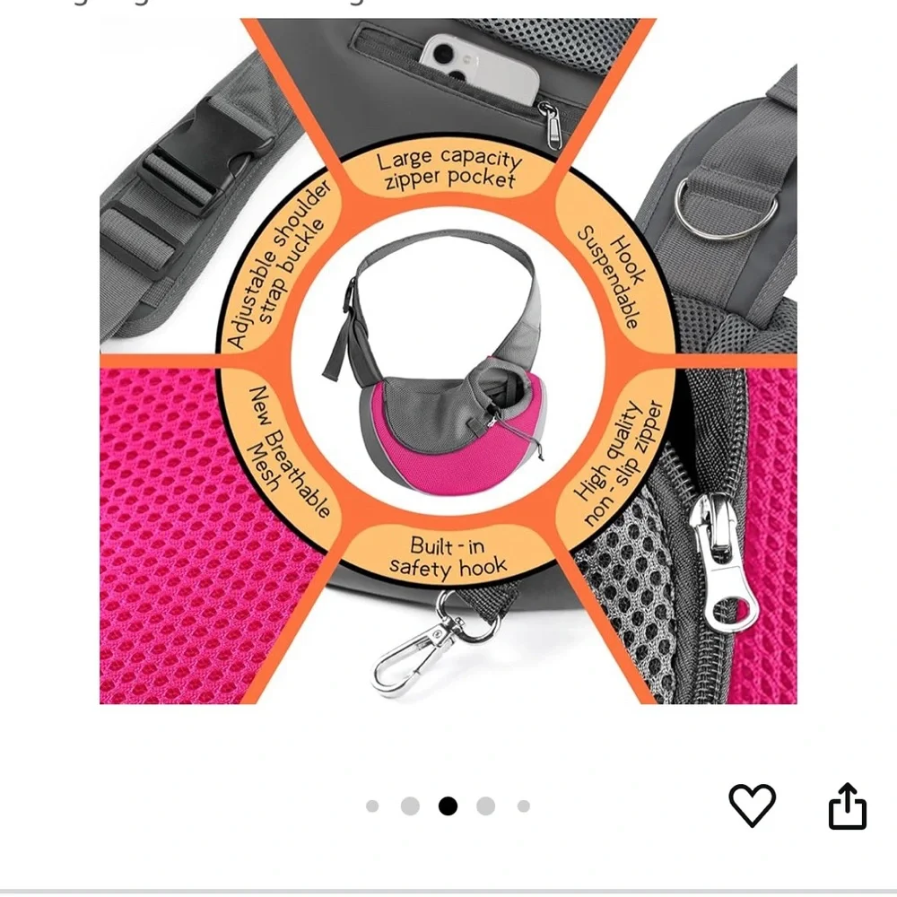 Dog carrier. New without tags. Never used.